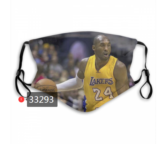 2021 NBA Los Angeles Lakers #24 kobe bryant 33293 Dust mask with filter